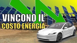 Costo energia perché fotovoltaico e batterie vincono [upl. by Klapp]