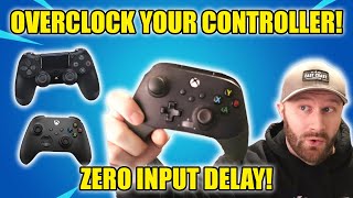 How To OVERCLOCK Your CONTROLLER and REDUCE INPUT DELAY  2024 Version [upl. by Colby150]