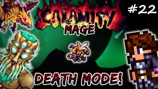 Moon Lord amp Dragonfolly in DEATH MODE Terraria Calamity Lets Play 22  Mage Class Playthrough [upl. by Noslen567]