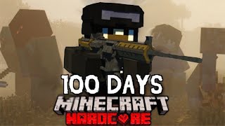 I Survived 100 Days in a ZOMBIE APOCALYPSE In Minecraft Hardcore [upl. by Joao448]