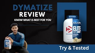 Dymatize Elite Whey Protein Pros and Cons protein dymatize yt review [upl. by Ynnub]