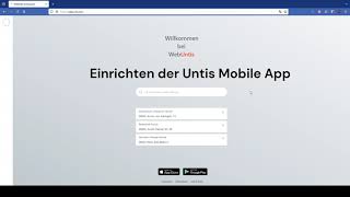 IGS Ihlow Einrichten der Untis Mobile App [upl. by Munafo826]