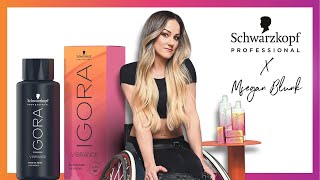 Megan Blunks Old Money Blonde Hair Color Get The Look With IGORA VIBRANCE [upl. by Huntley]