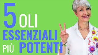 5 OLI ESSENZIALI più POTENTI consigliati dai NATUROPATI RELAX BELLEZZA ANTI STRESS AROMATERAPIA [upl. by Atsirt]