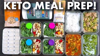 Keto Meal Prep for the Week  Healthy Meal Prep for Keto Diet [upl. by Owain]