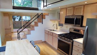 Amazing Gorgeous ONE XL WIDE Tall Long Tiny House for Sale [upl. by Noj]