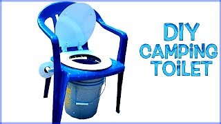 🚽 📌 DIY Homemade Camping Toilet  Comfort amp Balance Too [upl. by Waylan15]