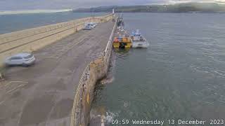 Isle of Man Peel Breakwater TimeLapse  13122023 [upl. by Esyak]