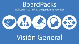 Aplicación BoardPacks de gestión de reuniones para iPad  Vista General [upl. by Akerboom]