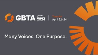 Billy Kyriakopoulos Air Canada joins the Broadcast Studio at GBTA Canada Conference 2024 [upl. by Greer]