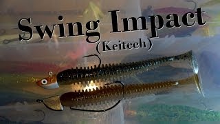 Nage de leurres  Keitech  Swing Impact  Présentation et Animation dun Shad  GoPro HD [upl. by Terrab311]