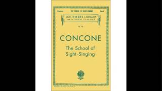 Concone The School of Sight Singing  First Series of Solfeggi  Scale in Whole Notes [upl. by Saideman433]