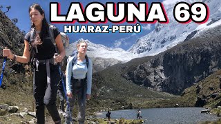 El mejor lugar para hacer trekking CAMINATA laguna 69HUARAZ ‑ PERU [upl. by Anitsahs]