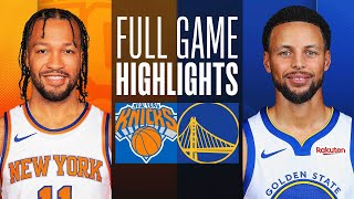 KNICKS at WARRIORS  FULL GAME HIGHLIGHTS  March 18 2024 [upl. by Baptlsta]