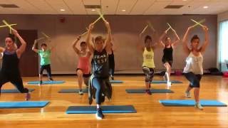 quotTHIS AINT A SCENEquot Fall Out Boys  Dance Fitness Workout with Drum Sticks Valeo Club [upl. by Reprah]