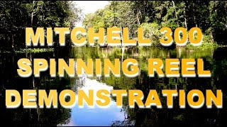 Mitchell 300 Reel Casting Demo by Johnny Dieckman 1956 [upl. by Felizio347]