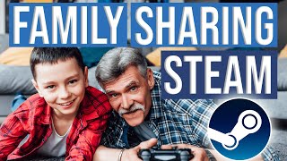 UPDATED 2023 How to Share Games on Steam Family sharing FULL walkthrough [upl. by Aicenet101]