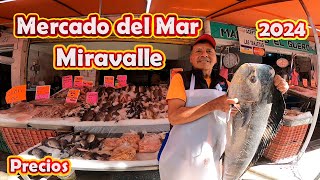 ¿Precios Pescados y Mariscos frescos esta Cuaresma 2024 Mercado del Mar Miravalle [upl. by Yur268]