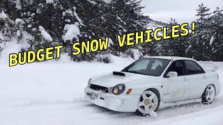 10 BEST Winter Cars For Less Than 5k [upl. by Noxas]