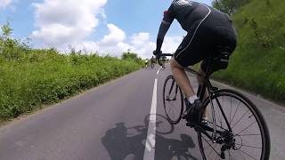 Ditchling Beacon Climb London to Brighton [upl. by Frolick]