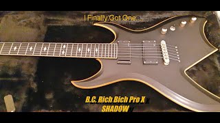 BC Rich Bich Pro X Shadow [upl. by Yirinec]