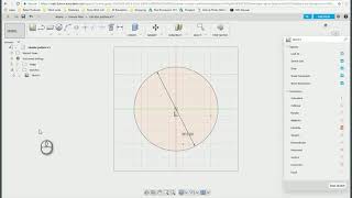 Hide Dimensions in a sketch  Fusion 360 online editor only [upl. by Afaw]