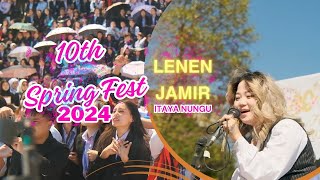 10TH SPRING FEST  LENEN JAMIR LIVE ON STAGE  ST JOSEPHS COLLEGE AUTONOMOUS JAKHAMA [upl. by Anohr]