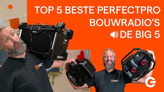 TOP 5 beste Perfectpro Bouwradios The BIG 5 [upl. by Friederike]