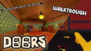 Roblox New Door RETRO MODE Update  Walktrough Gameplay No Commentary Roblox [upl. by Ennovoj371]