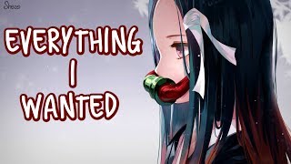 「Nightcore」→ everything i wanted ♪ Billie Eilish LYRICS ✔︎ [upl. by Feola]