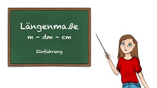 Längenmaße  MeterDezimeterZentimeter  Einführung [upl. by Sadie912]