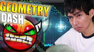 MI PRIMER NIVEL DEMONÍACO   Deadlocked  Geometry Dash  Fernanfloo [upl. by Toy]