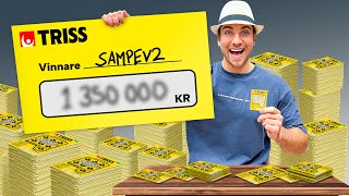 Skrapar TRISS för 100000kr [upl. by Berkow912]