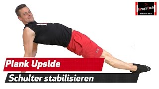 Schulter  Ellenbogen und Handgelenk stabilisieren  Reverse Plank [upl. by Nauj515]