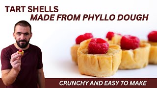 Phyllo dough tart shells [upl. by Solraced606]