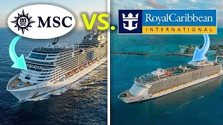 Royal Caribbean vs MSC Battle of the cruise lines [upl. by Anahsahs172]