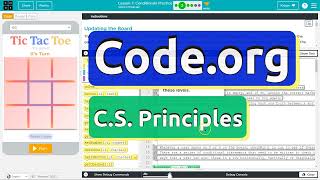 Codeorg Lesson 72C Conditionals Practice  Answer Tutorial  Unit 4 CS Principles 2023 [upl. by Asselam283]