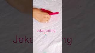 very easy jacket cutting kare fashion viralshort [upl. by Okikuy]