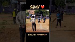 Samy hit🎯🔥🏏❤️🏆  shortsfeed cricketlover cricket cricketfan trending [upl. by Ahsinit5]