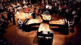 LIVE HD Bach concerto for 4 Pianos in a minor BWV 1065 by Rondane Kwartet [upl. by Yahska]