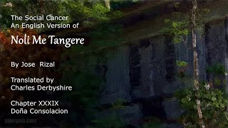 Noli Me Tangere Chapter 39  Doña Consolacion  English Translation Audiobook [upl. by Lux]