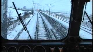 87014 Penrith  Oxenholme via Shap Winter Cab Ride Drivers Eye View [upl. by Eimia]