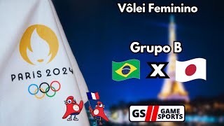 BRASIL X JAPÃO  OLIMPÍADAS PARIS 2024  VÔLEI FEMININO  NARRAÇÃO AO VIVO [upl. by Jade]