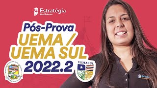 UEMA  UEMA SUL 20222 – Pós prova [upl. by Anauqat]