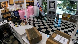 POV packing up items to ship in Fedex shipping center Friday and Monday [upl. by Rhu750]