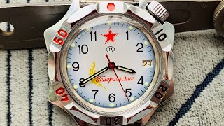 Collectible watch VOSTOK Generalskie manual winding ChistopolMens Wrist Watch WOSTOK military uhr [upl. by Saul878]