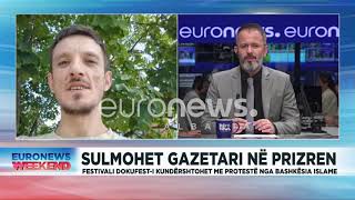 Sulmohet gazetari në Prizren Festivali Dokufest kundërshtohet nga bashkësia islame [upl. by Jallier]