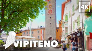 Vipiteno Italy 4K Video with Live Sound [upl. by Gonagle]