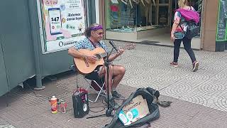 Cuando pase el temblorcover Soda Stereo by danimusico artistacallejero corrientes [upl. by Atiloj]