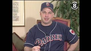 Garth Brooks plays ball with the San Diego Padres at spring training 1999 [upl. by Ayle953]